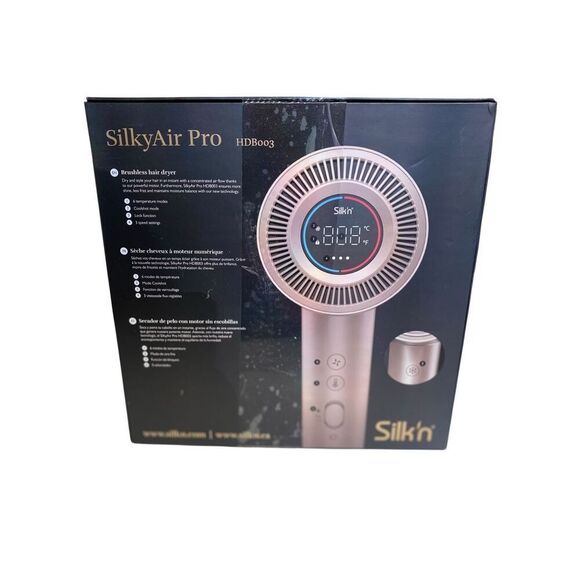 Silk’n SilkyAir Pro Brushless Hair Dryer – Premium Water‑Ion Tech – New Open Box - Picture 4 of 4